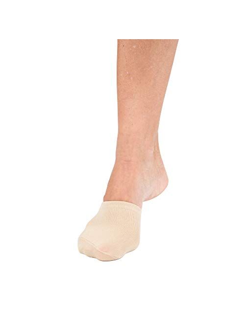 Buy PEDS Women's Mule Toe Capper Socks, 6 Pairs, Nude, Shoe Size: 5-10  online