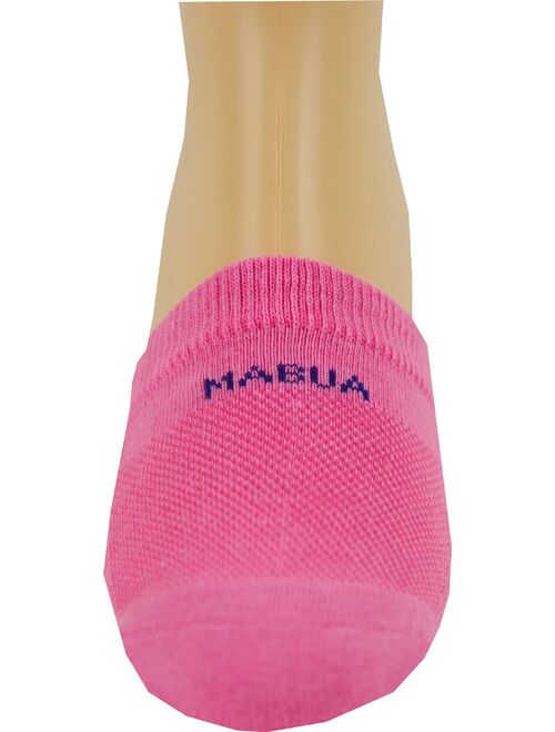 Mabua PINK Anti-slip Breathable Half Socks, 4 Pairs