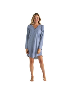 Softies Women's 36" Double Patch Pocket Raglan Sleep Shirt