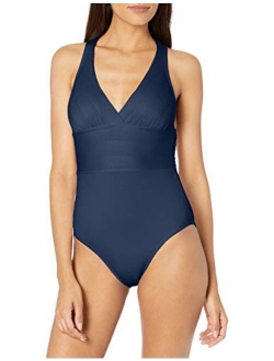 Women's Multi Strap Cross Back One Piece Swimsuit