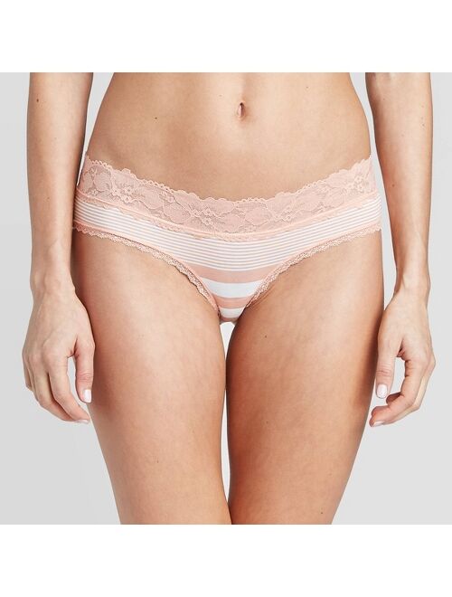 Women's Cotton Cheeky with Lace Waistband - Auden&#153;