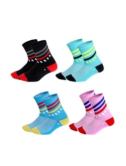 GuaziV Mens Womens Cycling Socks Running Socks Athletic Socks Ankle Sport Socks 6-11