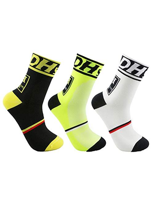 GuaziV Mens Womens Cycling Socks Running Socks Athletic Socks Ankle Sport Socks 6-11