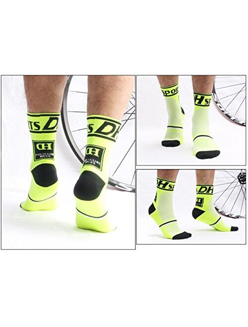 GuaziV Mens Womens Cycling Socks Running Socks Athletic Socks Ankle Sport Socks 6-11