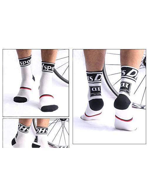 GuaziV Mens Womens Cycling Socks Running Socks Athletic Socks Ankle Sport Socks 6-11