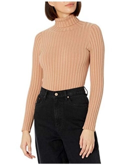 Women's Amy Fitted Turtleneck Ribbed Sweater