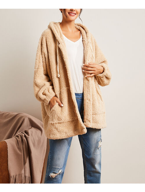 Simple by Suzanne Betro | Oatmeal Hooded Cardigan - Women & Plus