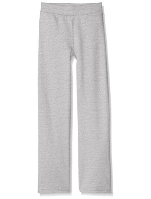 Hanes ComfortSoft EcoSmart Girls' Open Bottom Leg Sweatpants