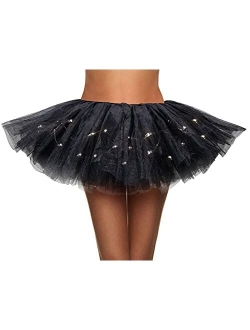 Simplicity Women's Adult Classic Elastic 3 or 4 Layered Tulle Tutu Skirt