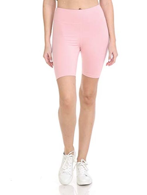 Leggings Depot Women's Premium High Waisted Active Flex Leggings & Shorts