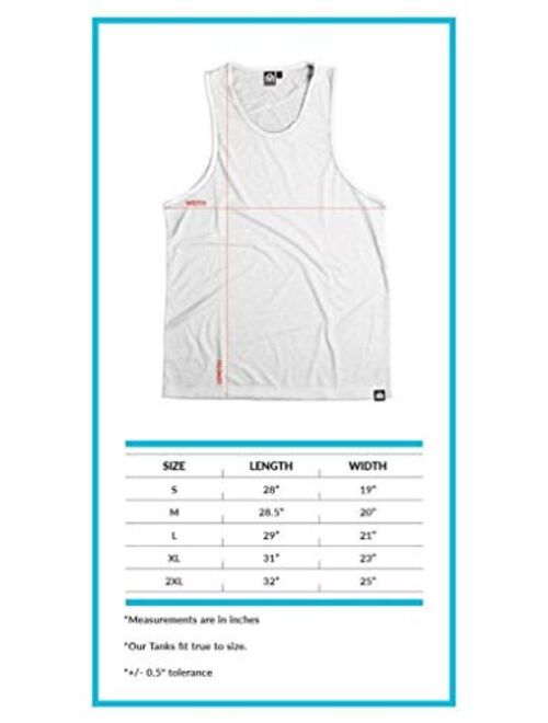 INTO THE AM Men's Premium Basic Tank Tops Ultra-Soft Modern Fit Sleeveless Tank