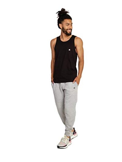 INTO THE AM Men's Premium Basic Tank Tops Ultra-Soft Modern Fit Sleeveless Tank