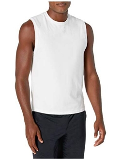 Amazon Brand - Peak Velocity Men's Pima Cotton Modal Sleeveless Tank