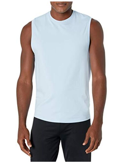 Amazon Brand - Peak Velocity Men's Pima Cotton Modal Sleeveless Tank