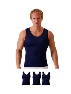 Insta Slim 3 Pack Men's Firming Compression Muscle Tank Shirt