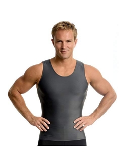 INSTA SLIM Mens Compression Royal Muscle Tank Shirt (MA0001-ROY)