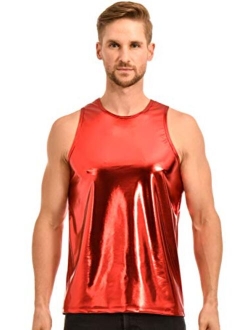 Gary Majdell Sport Mens Liquid Metallic Muscle/Tank Top Shirt