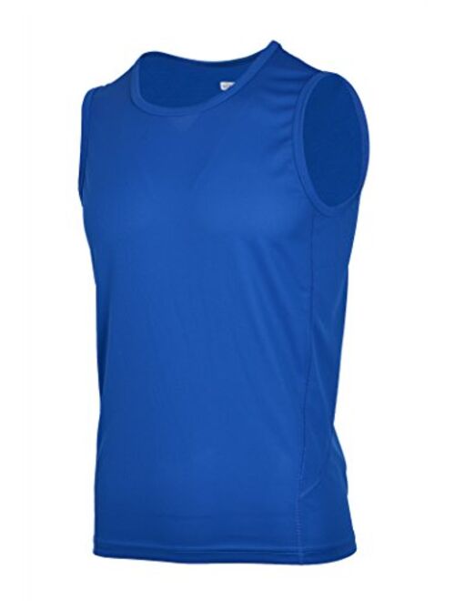 V VICROAD Mens Quick Dry Sport Tank Top Lightweight Training Workout Shirt Sleeveless