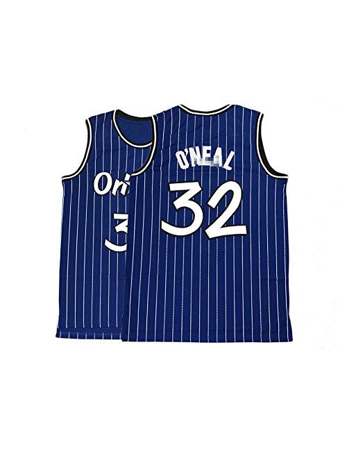 Men's Orlando 32 Jersey O'Neal Sport T-Shirts Shaquille Stripes Mesh Tank