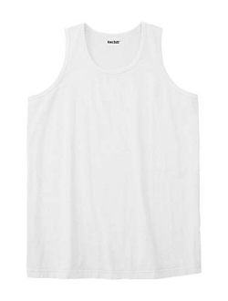 KingSize Men's Big and Tall Shrink-Less Lightweight Tank Shirt