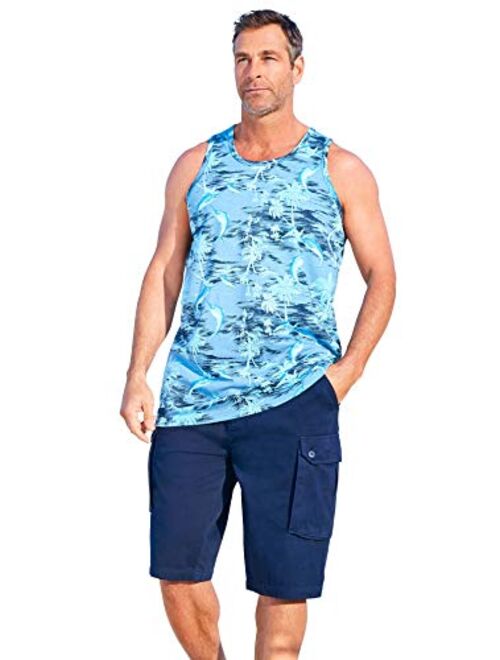 KingSize Men's Big and Tall Shrink-Less Lightweight Tank Shirt