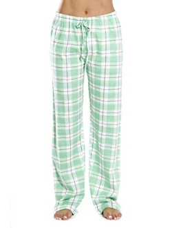 Just Love 100% Cotton Jersey Women Plaid Pajama Pants Sleepwear