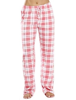 Just Love 100% Cotton Jersey Women Plaid Pajama Pants Sleepwear