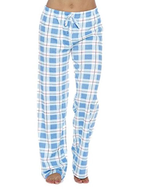 Just Love 100% Cotton Jersey Women Plaid Pajama Pants Sleepwear