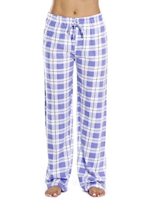 Just Love 100% Cotton Jersey Women Plaid Pajama Pants Sleepwear