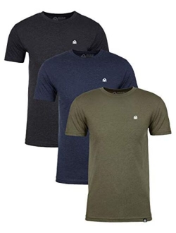 INTO THE AM Men's T-Shirts - Premium Short Sleeve Casual Crew Neck Tee Shirt