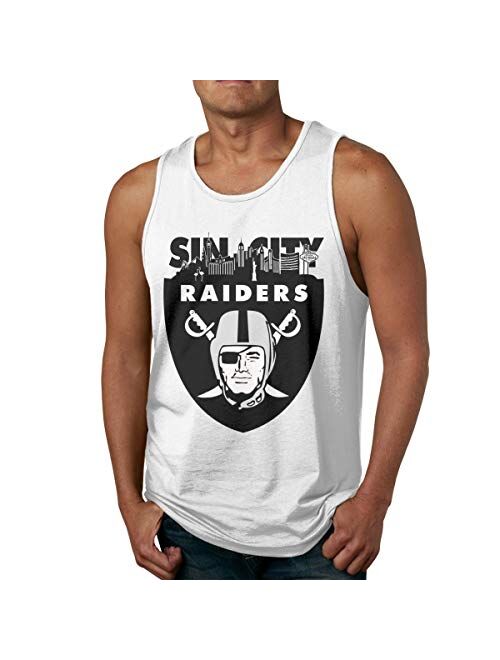 Las Vegas Raiders Sin City1 3 Man Sleeveless Shirts Tank Top Shirt