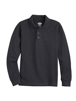 Men's Long Sleeve Pique Polo