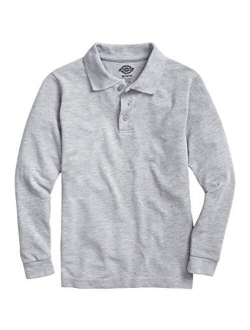 Men's Long Sleeve Pique Polo