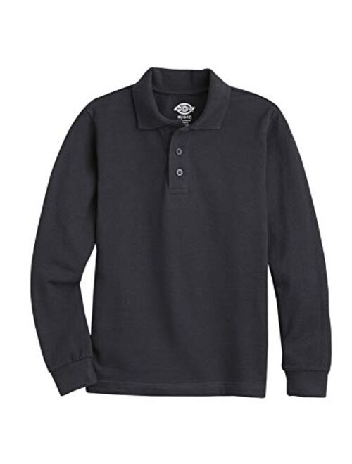 Dickies Men's Long Sleeve Pique Polo