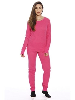 Just Love Women's Thermal Underwear Pajamas Set