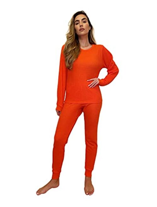 Just Love Women's Thermal Underwear Pajamas Set