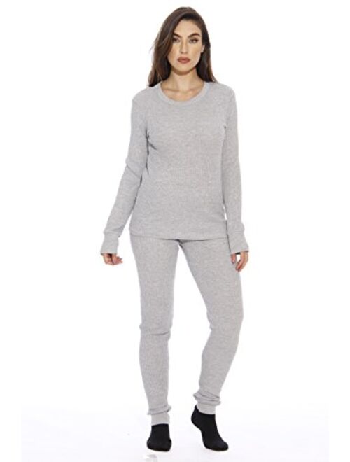 Just Love Women's Thermal Underwear Pajamas Set