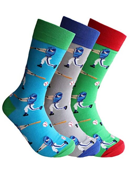 Sock Society Misc Sport Holiday Unisex Men Women Fun Dress Casual Pattern Crew Funny Socks