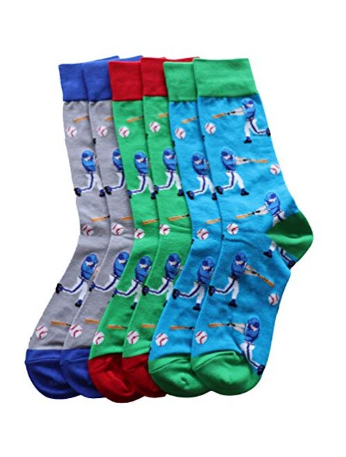 Sock Society Misc Sport Holiday Unisex Men Women Fun Dress Casual Pattern Crew Funny Socks