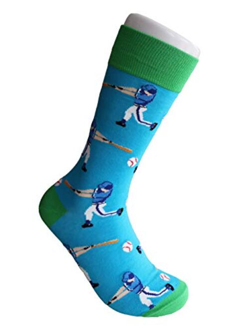 Sock Society Misc Sport Holiday Unisex Men Women Fun Dress Casual Pattern Crew Funny Socks