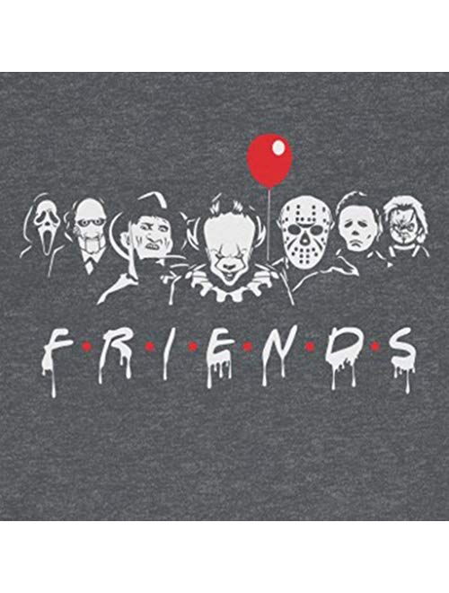 Asher's Apparel Friends Horror T-Shirt | Funny Halloween Shirt | Costume Tee | Unisex Sizing