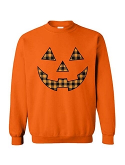 Pumpkin Face - Halloween Costume Unisex Crewneck Sweatshirt