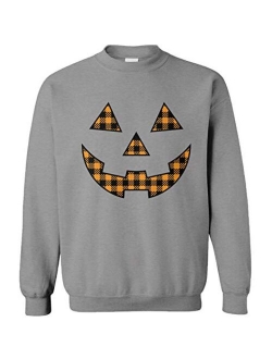 Pumpkin Face - Halloween Costume Unisex Crewneck Sweatshirt