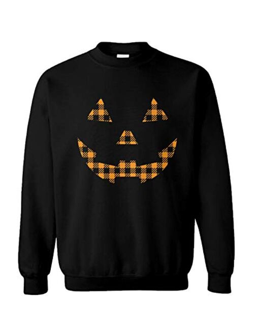 Pumpkin Face - Halloween Costume Unisex Crewneck Sweatshirt