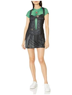 Faux Real Women's 3D Photo-Realistic Short Sleeve Halloween Dress