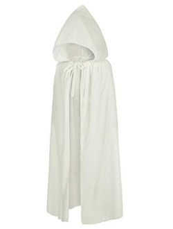 ALIZIWAY Kids Hooded Velvet Cloak Cape for Halloween Christmas Cosplay Costumes 2-16 Years