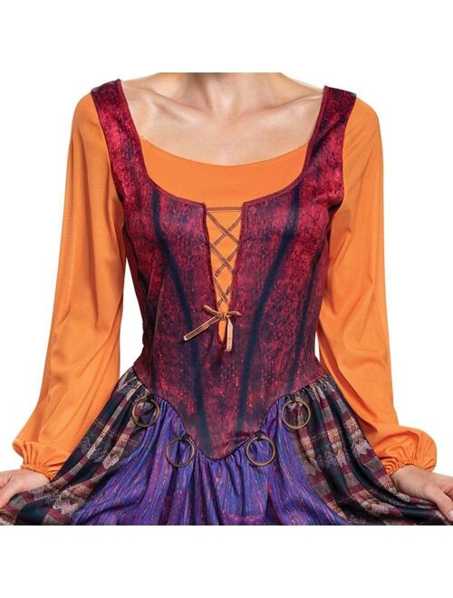 Adult Disney Hocus Pocus Mary Sanderson Halloween Costume Dress