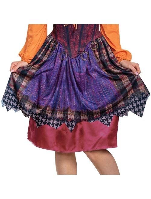 Adult Disney Hocus Pocus Mary Sanderson Halloween Costume Dress