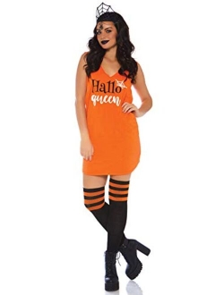 Women's Casual Halloween Costume Jersey Shirt Dress