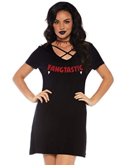 Women's Casual Halloween Costume Jersey Shirt Dress